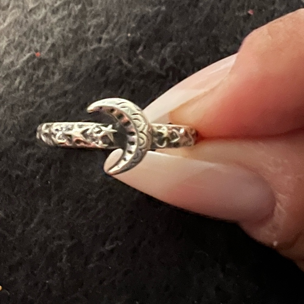 James Avery Moon Ring 7.5